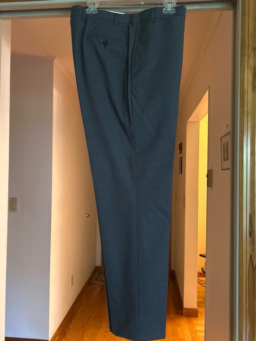 NWT Lauren Ralph Lauren Men's Dress Pants 40x32 Medium Grey Slim Fit UltraFlex - Picture 9 of 10